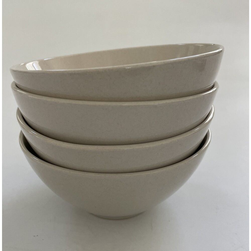Set of 4 Stoneware Ikea of‎ Sweden Dessert Bowls 5" Sauce Condiment Dishes SAND